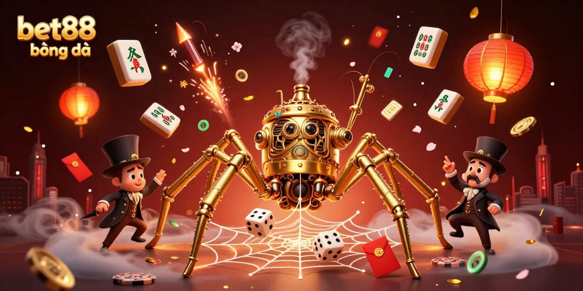 Experience thrilling bets with bet88 bóng đá in this vibrant 3D rich casino scene.