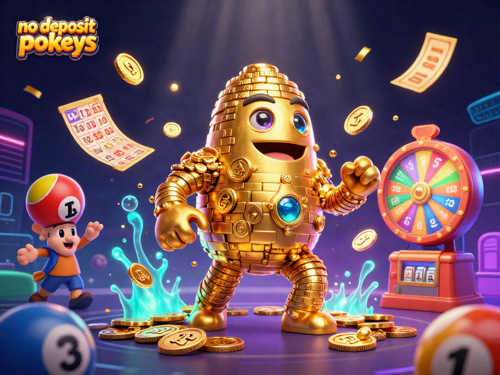 Experience thrilling no deposit pokies with vibrant characters and dynamic casino elements.