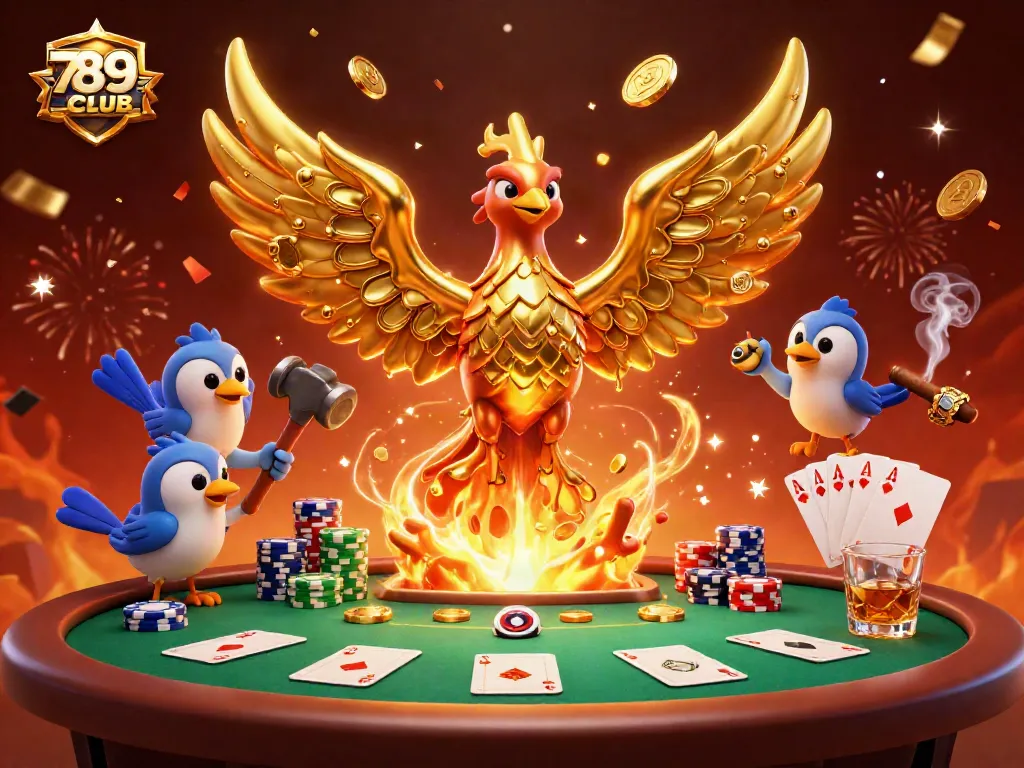 Experience excitement with 789CLUB where golden phoenixes bring wins through poker and casino fun.
