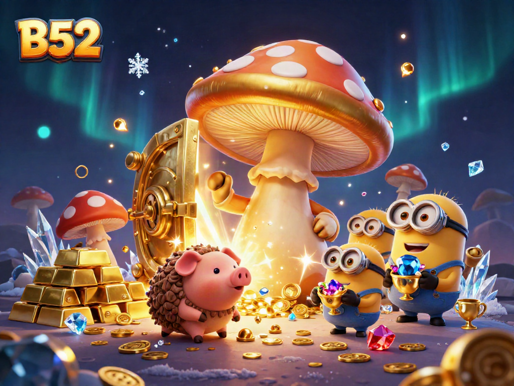 Engage in B52's vibrant online casino world with magical elements and enchanting treasures.