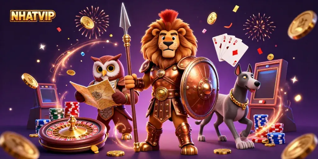 Engage with NHATVIP's vibrant casino scene full of excitement and winning opportunities.