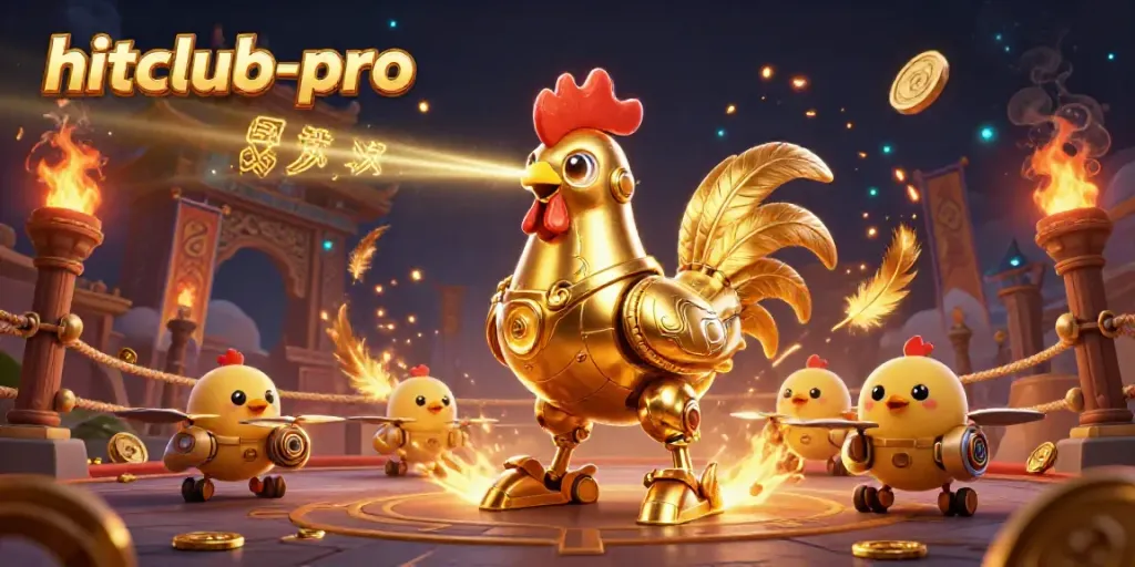 Engage in thrilling gameplay with hitclub-pro in a vibrant 3D casino atmosphere.