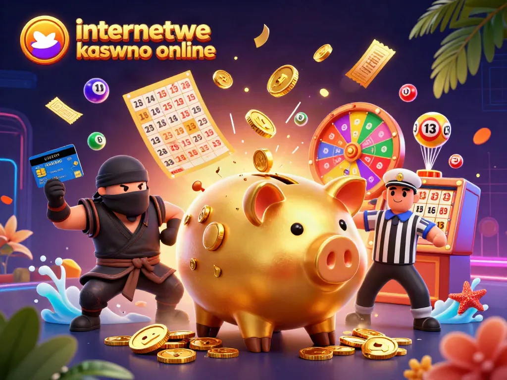 Experience the excitement of internetowe kasyno online with vibrant characters and engaging game elements.