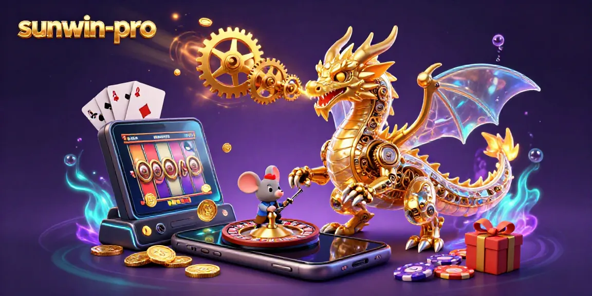 Engage in thrilling gameplay with sunwin-pro's immersive golden dragon and dynamic casino elements.