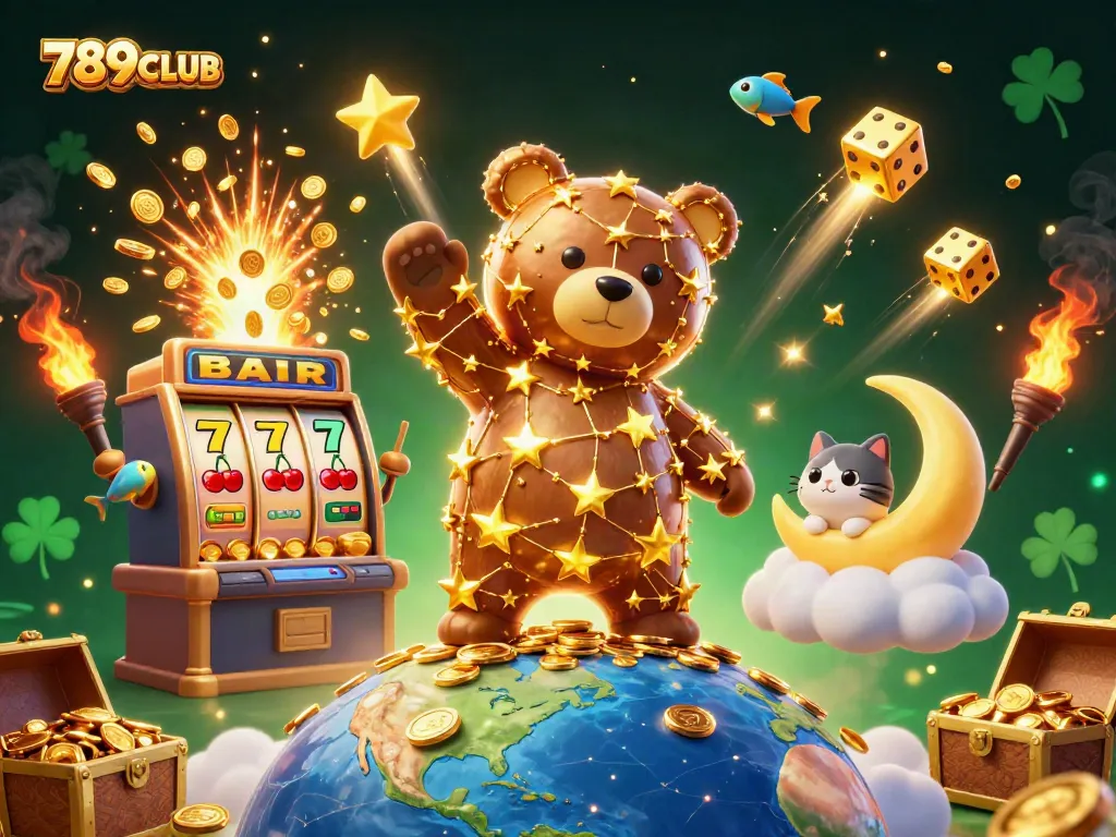 Experience thrilling action at 789CLUB with vibrant slots and bursts of casino excitement.