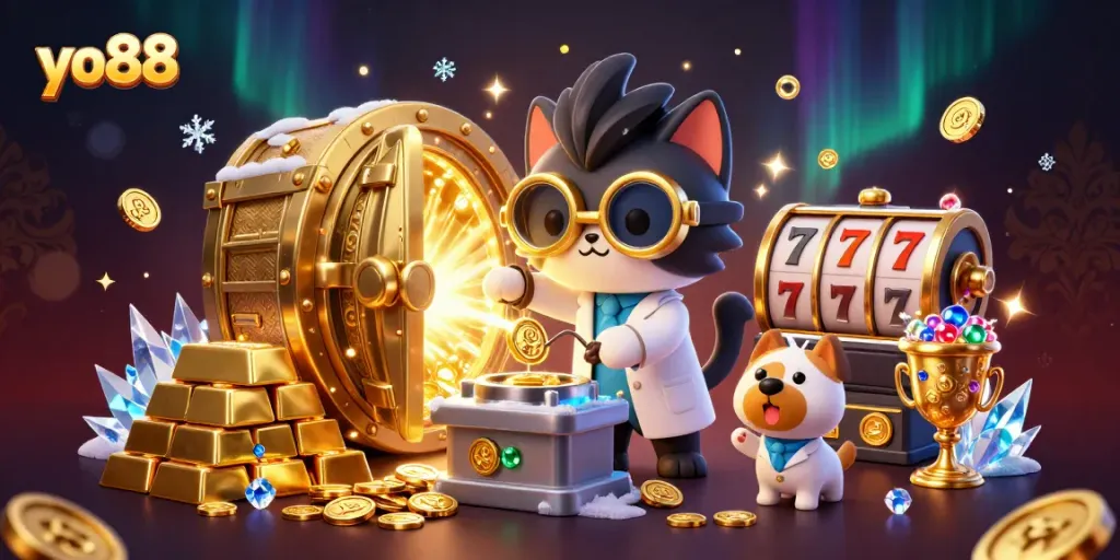 Spin lavish slots and win with yo88’s vibrant treasures in this dynamic casino scene.