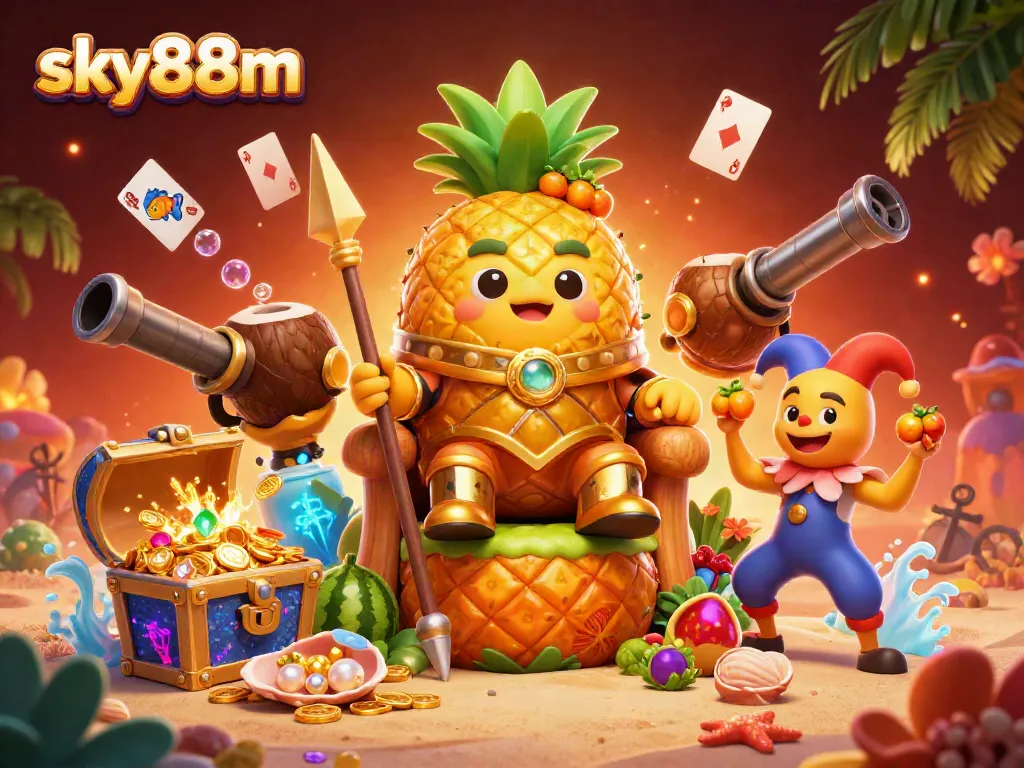 Experience thrilling gameplay at sky88m with vibrant creatures and adventure in a fantasy casino.