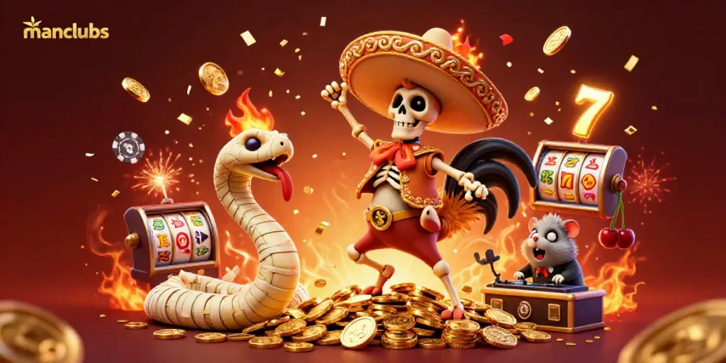 Engage with manclubs while winning big at thrilling casino games amid vibrant celebrations.