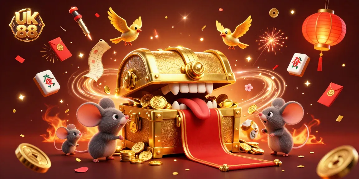 Engage in the vibrant world of uk 88, featuring a treasure chest and enchanting game elements.