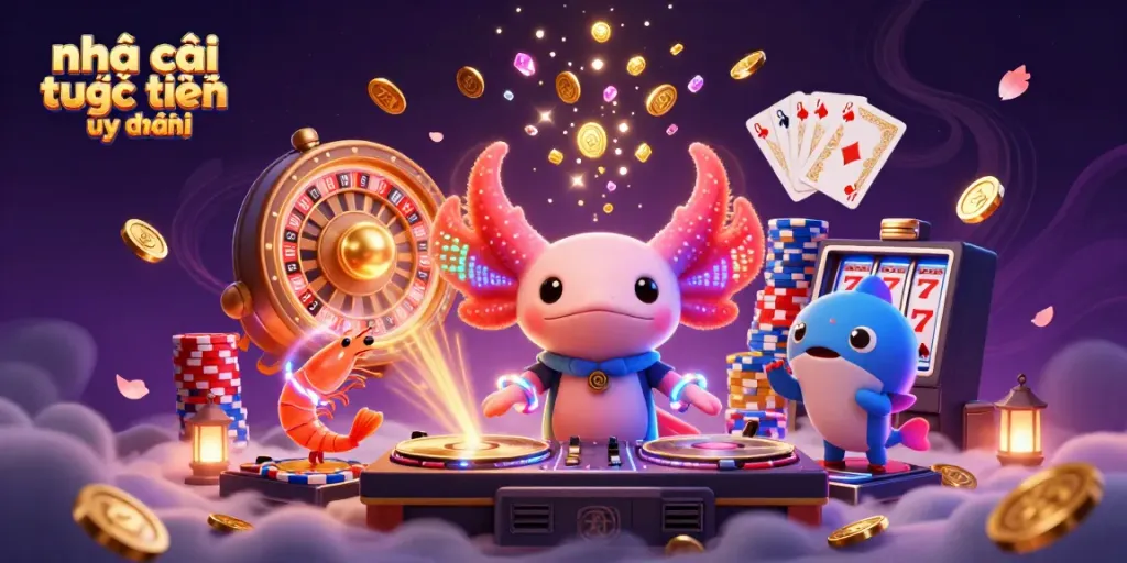 Experience the thrill with nhà cái trực tuyến uy tín as vibrant 3D characters bring interactive casino games to life.