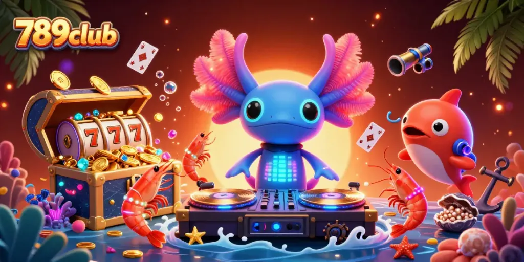 Experience thrilling gameplay with 789club’s vibrant casino scene featuring dynamic characters and winning elements.