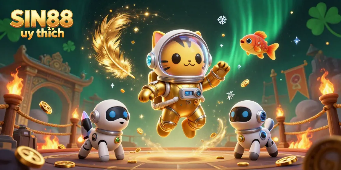 Engage with SIN88 uy tín in a vibrant 3D gaming universe filled with cosmic excitement and treasures.