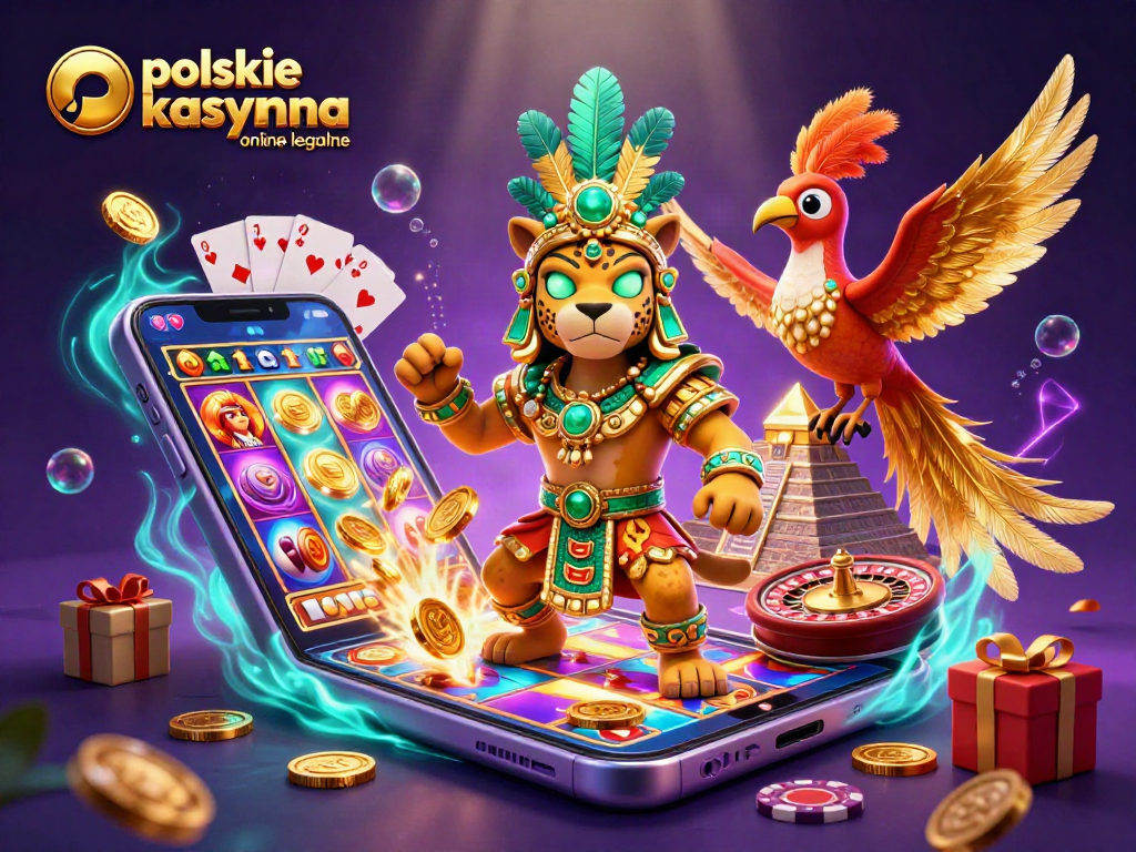 Experience the thrill of polskie kasyna online legalne with vibrant 3D gaming elements and dynamic character art.