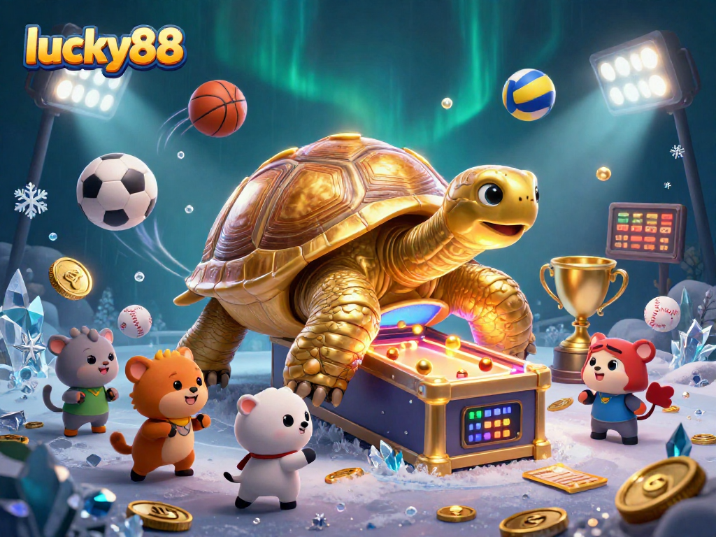 Experience the excitement of lucky88 with an illustrated casino scene featuring animated characters and dynamic betting elements.