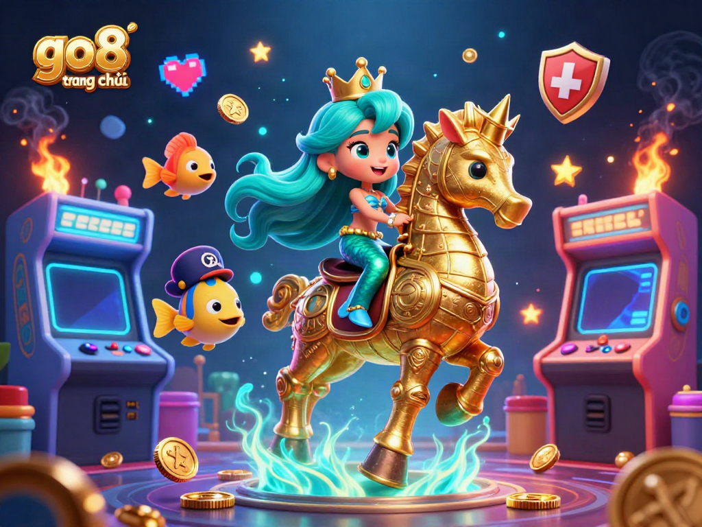 Engage with thrilling games at go8 trang chủ, where a colorful casino adventure awaits under the sea.
