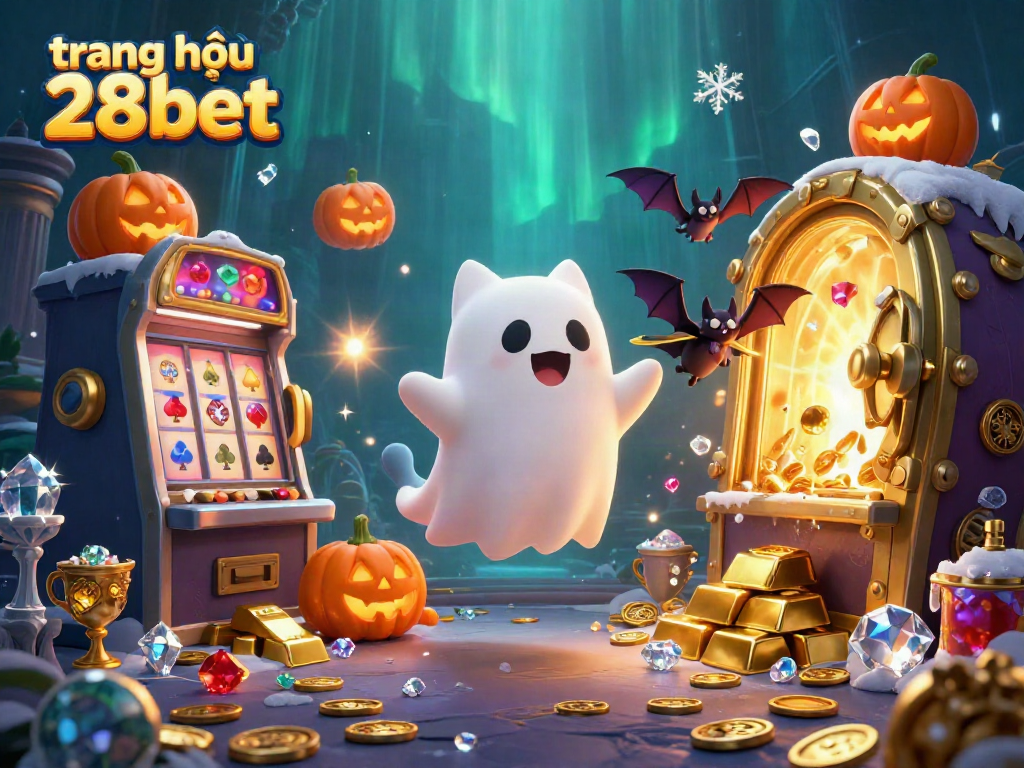 Explore slots and casino thrills with the vibrant trang chủ 28bet gaming adventure scene featuring unique characters.