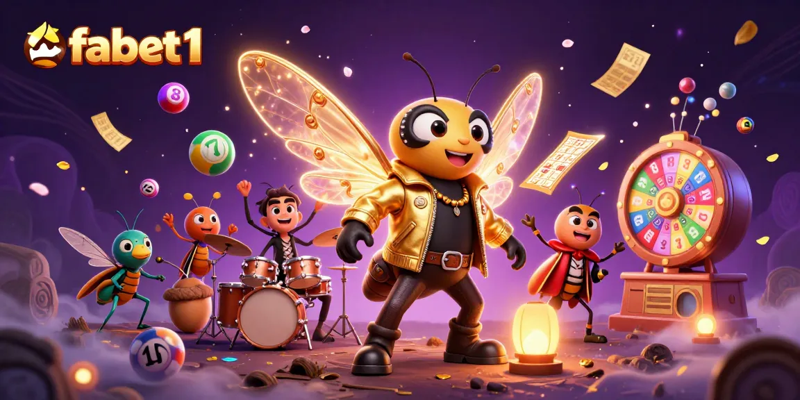 Experience exciting wins on fabet1 with vibrant casino elements and 3D characters in action.