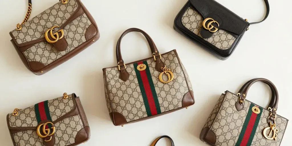 Luxury Fake Baga collection displayed with e-commerce product review elements showcasing best deals and online shopping experience.