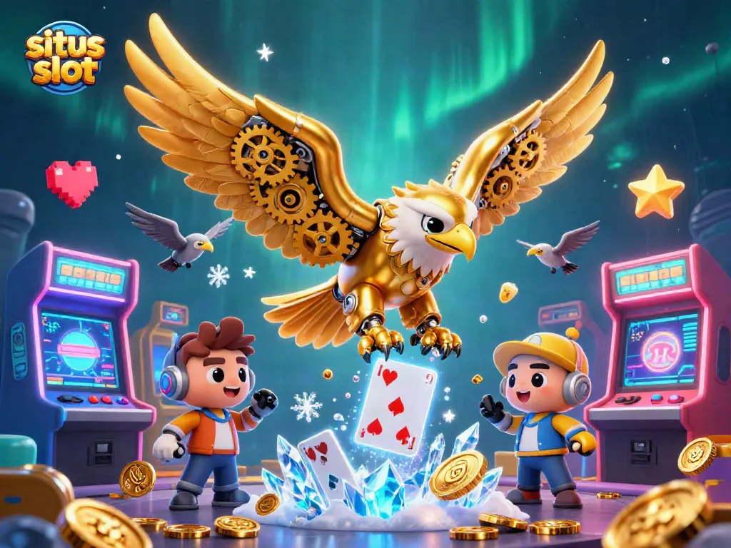 Engage with exciting situs slot action featuring stunning 3D characters and vibrant casino visuals.