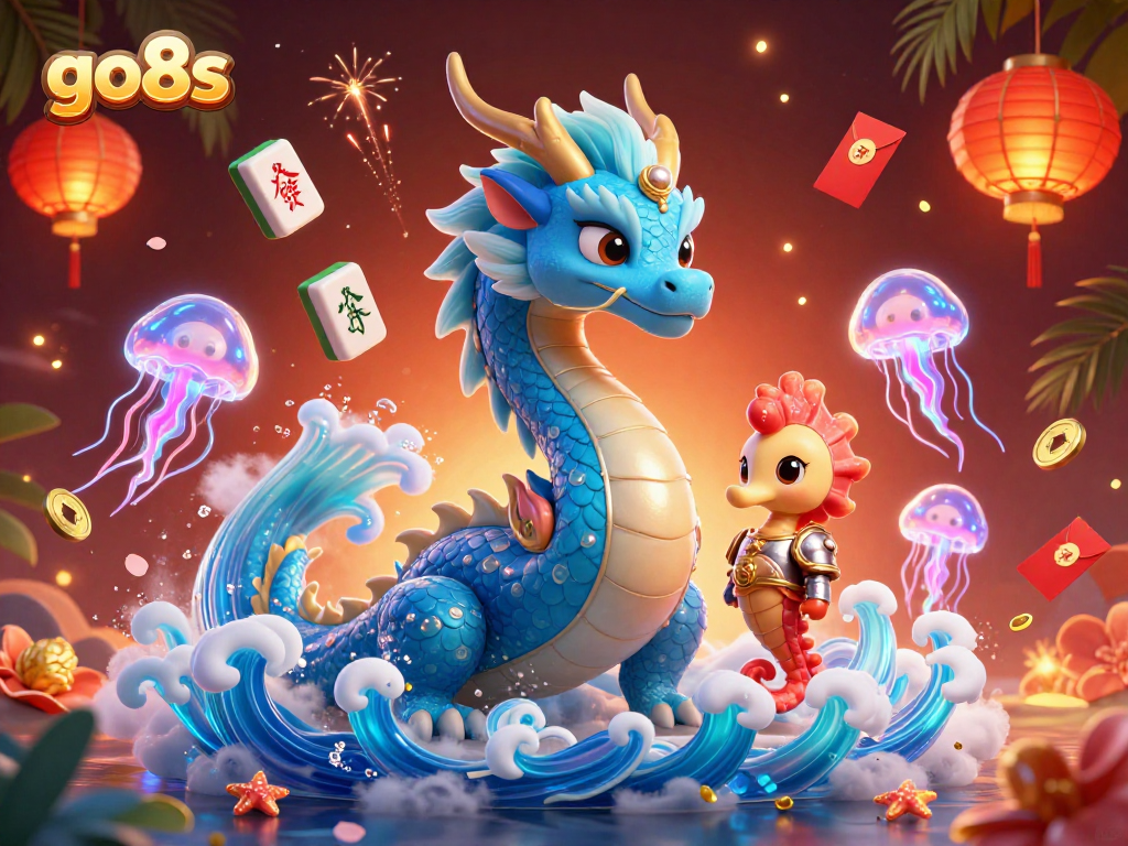 Engage in exciting gaming adventures at go8s, surrounded by vibrant underwater characters and casino-themed elements.