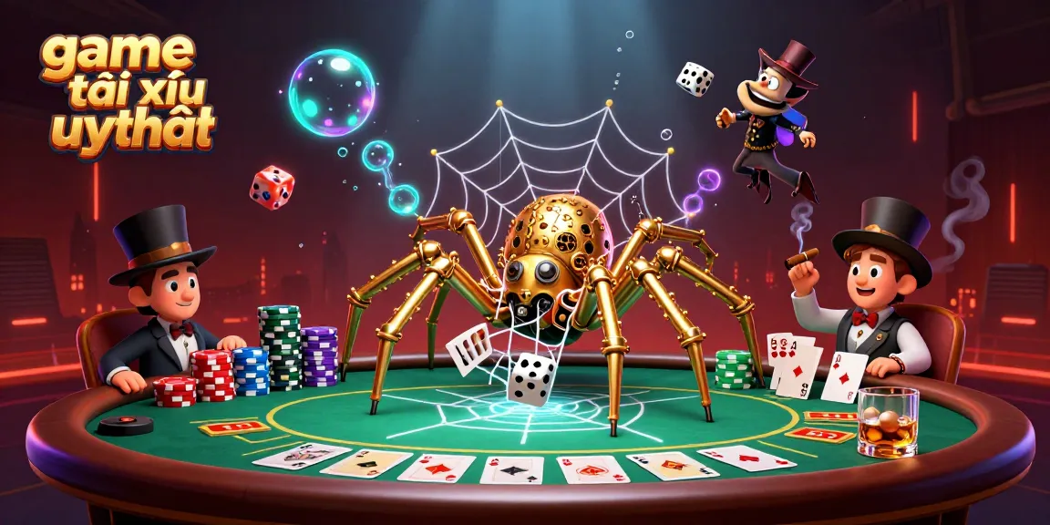 Experience thrilling gaming with the game tài xỉu uy tín featuring intricate designs and lively casino elements.