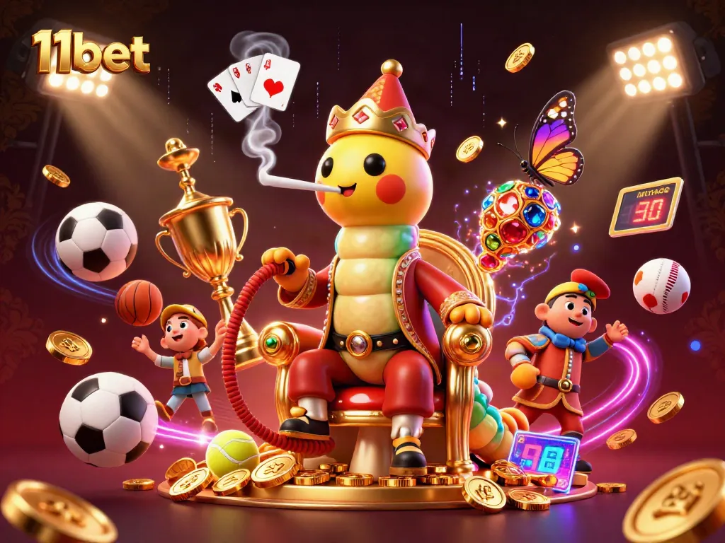 Engage with 11bet as a thrilling online gaming platform showcasing vibrant casino elements and dynamic sports betting.